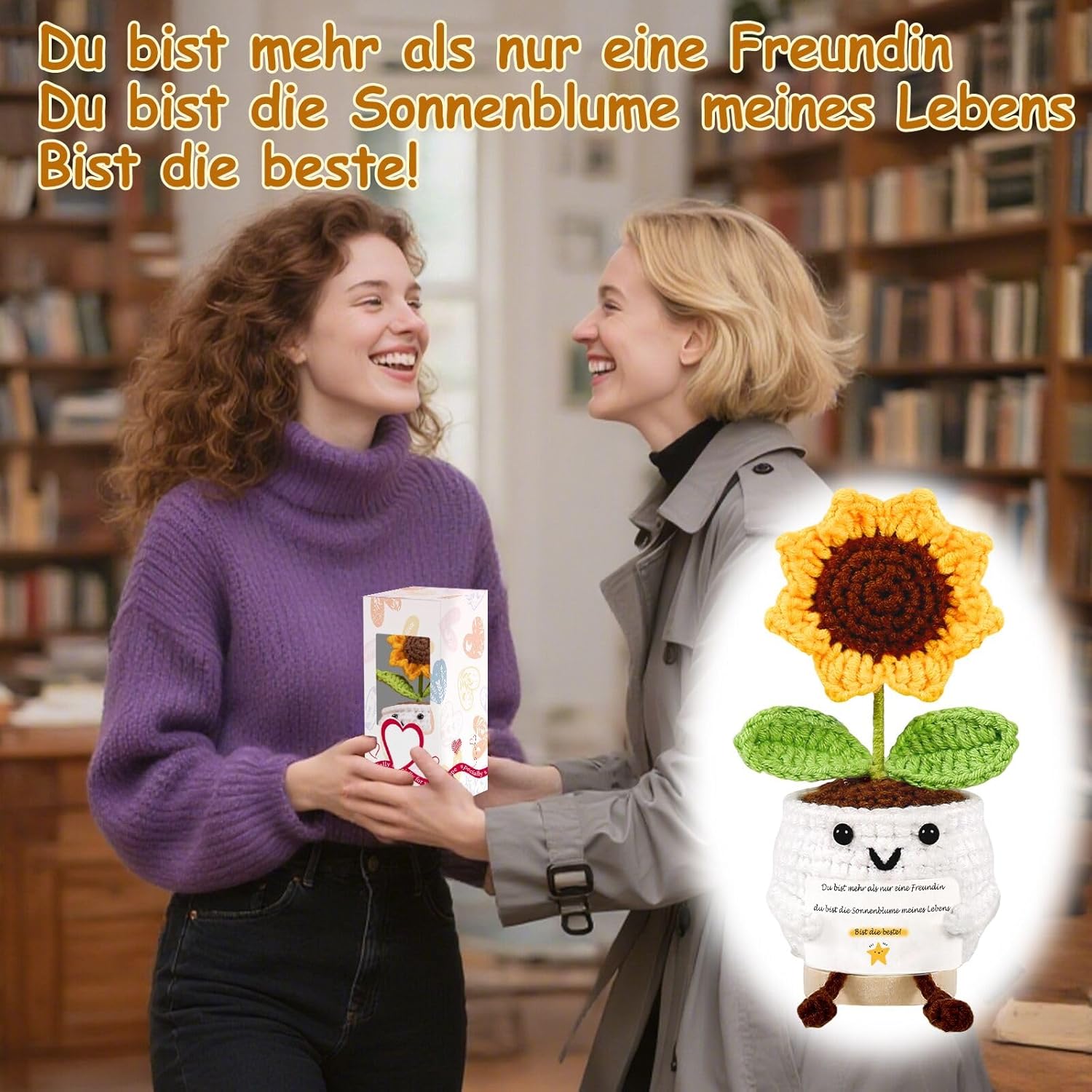 Gehaekeltes Herz Anhaenger Gluecksbringer Geschenk Valentinstag
