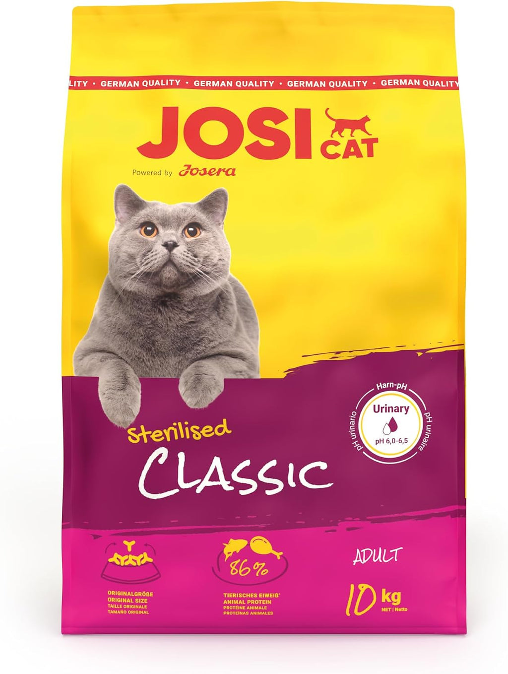 JosiCat Sterilised Classic Katzenfutter fettarm verschiedene Sorten