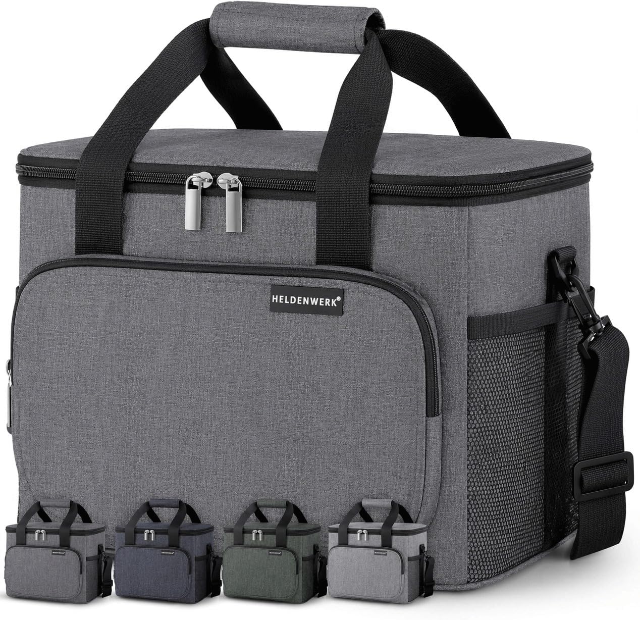 HELDENWERK faltbare Kuehltasche wasserdicht auslaufsicher 12 Std.