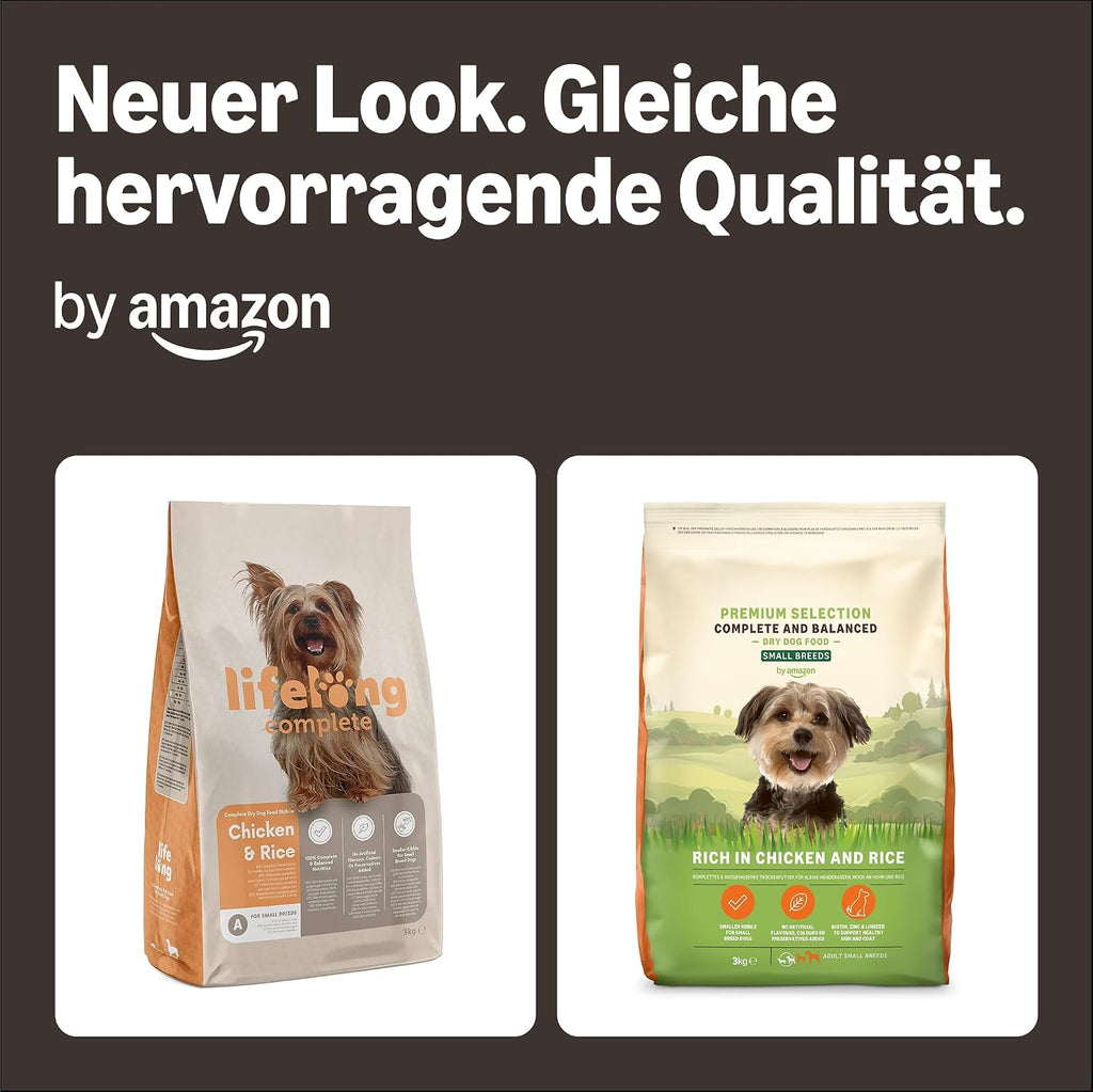 Hundefutter Adult kleines Rassen 3 kg Trockenfutter mit Huhn & Reis