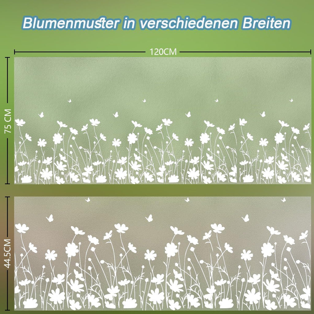 Spiegelfolie Sichtschutz Fensterfolie 44,5x200cm selbsthaftend UV- und Hitzeschu