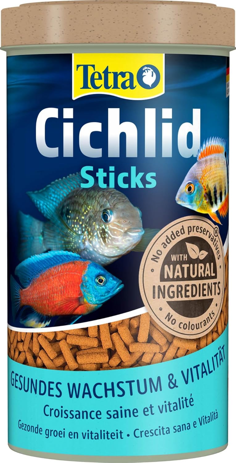 Tetra Cichlid Sticks schwimmendes Futter fuer grosse Cichliden