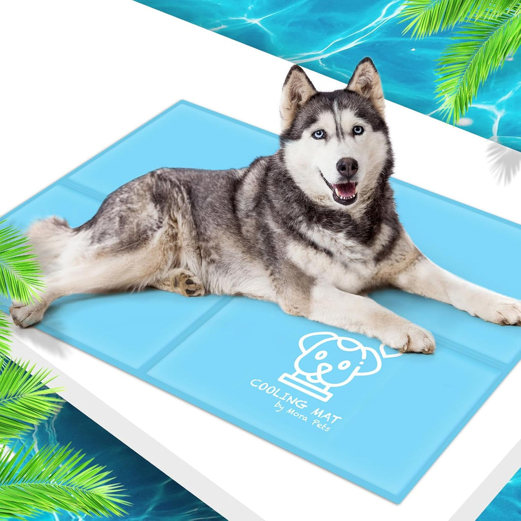Pawtasy selbstkuehlende Hundematte S 50 x 40 cm Grau mit Gelfuellung