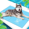 Pawtasy selbstkuehlende Hundematte S 50 x 40 cm Grau mit Gelfuellung