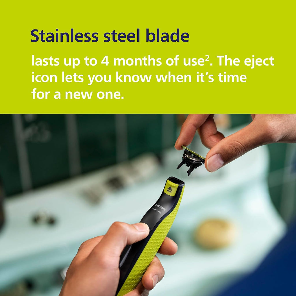 Philips OneBlade 360 Rasierer Trimmer fuer Gesicht und Koerper Nass/Trocken