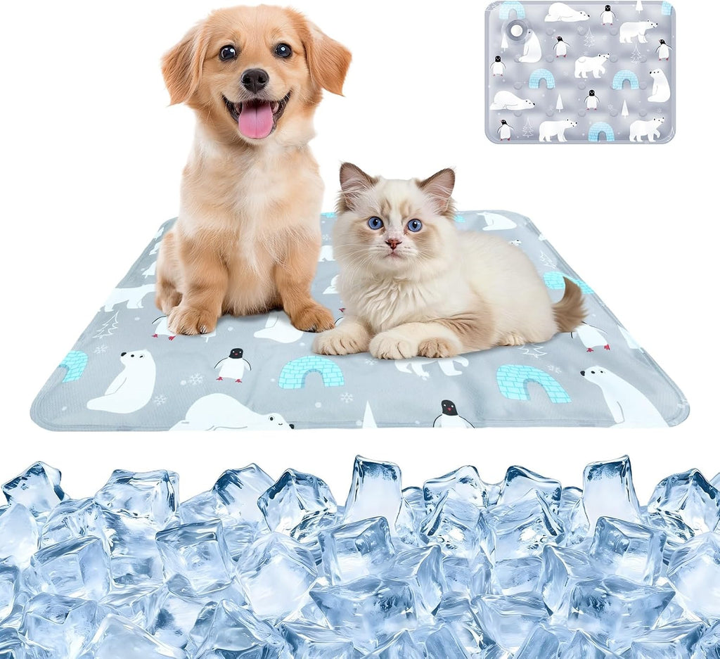 Selbstkuehlende Kuehlmatte 1cm fuer Hunde Katzen wasserdicht wiederverwendbar