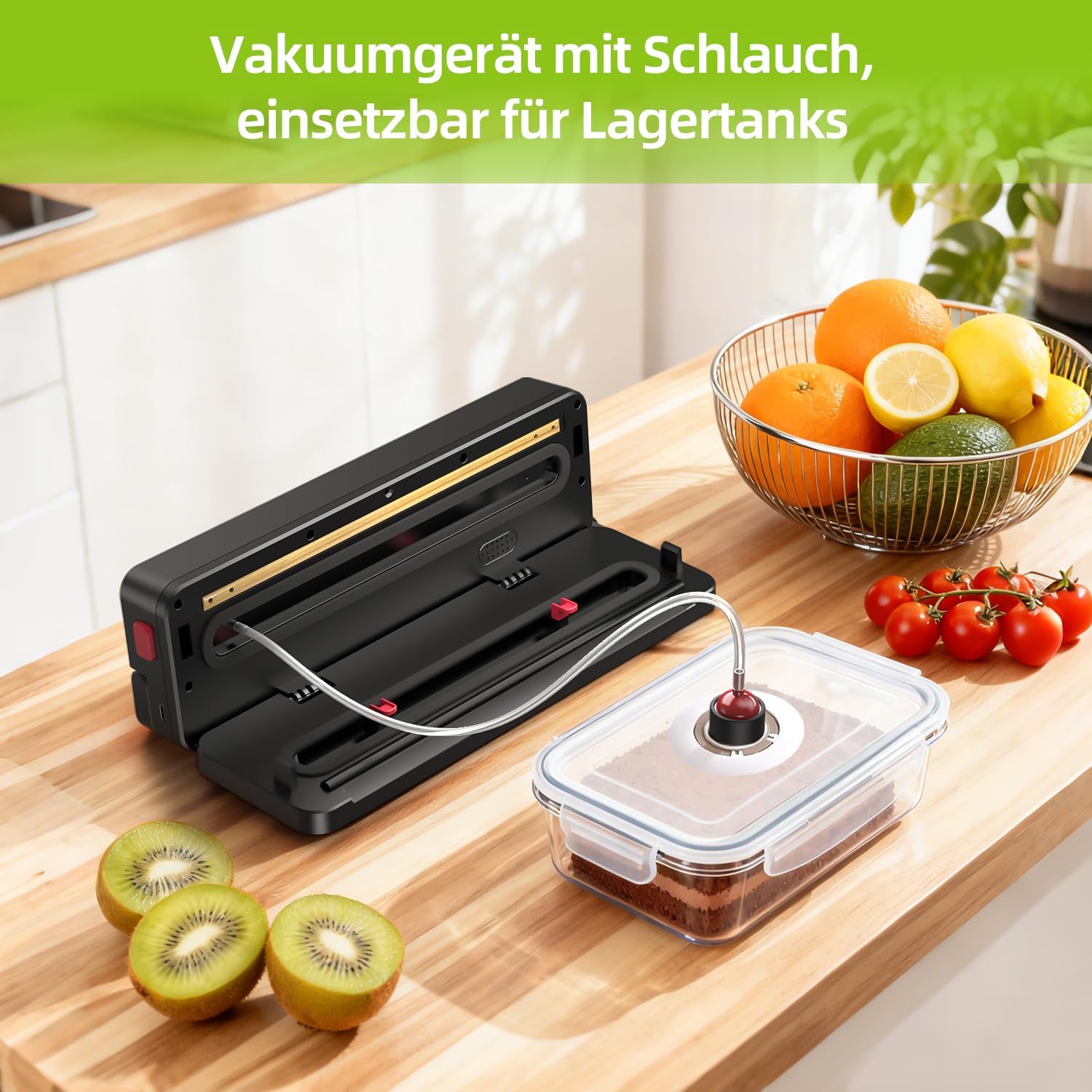 Vakuumiergeraet 4 Modi Touch-Bedienung inkl. 15 Beutel