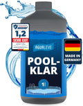 AGUALEVE Poolklar Kristallklar Formel fuer klares Poolwasser Made in Germany