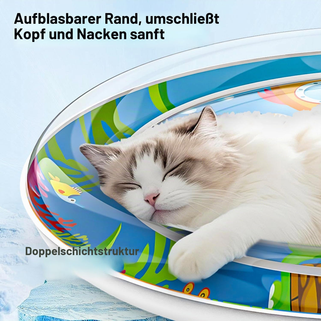 LED Katzen Wassermatte 1 mm Anti-Kratzer Leckage-Sensor Spielpad Kuehlung