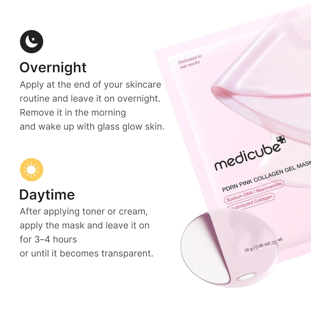 Salmon DNA PDRN Collagen Jelly Gel Maske Overnight 4 Stueck feuchtigkeitsspendend