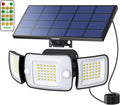 INTELAMP Solar-Strahler 1200 lm 108 LED 6000 mAh Bewegungsmelder Fernbedienung 4