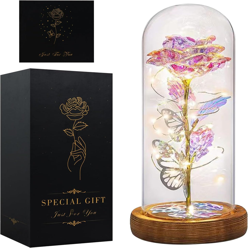 Infinity Rose Ewige Rose Geschenk Valentinstag fuer Sie Frau Freundin