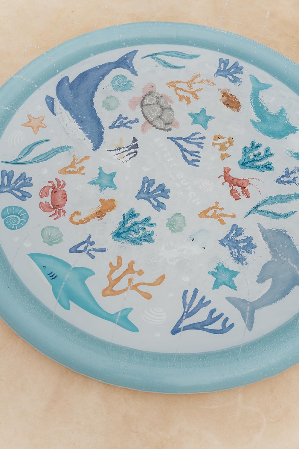 Little Dutch Wasserspielmatte Sprinkler Ocean Dreams Blau fuer Kinder