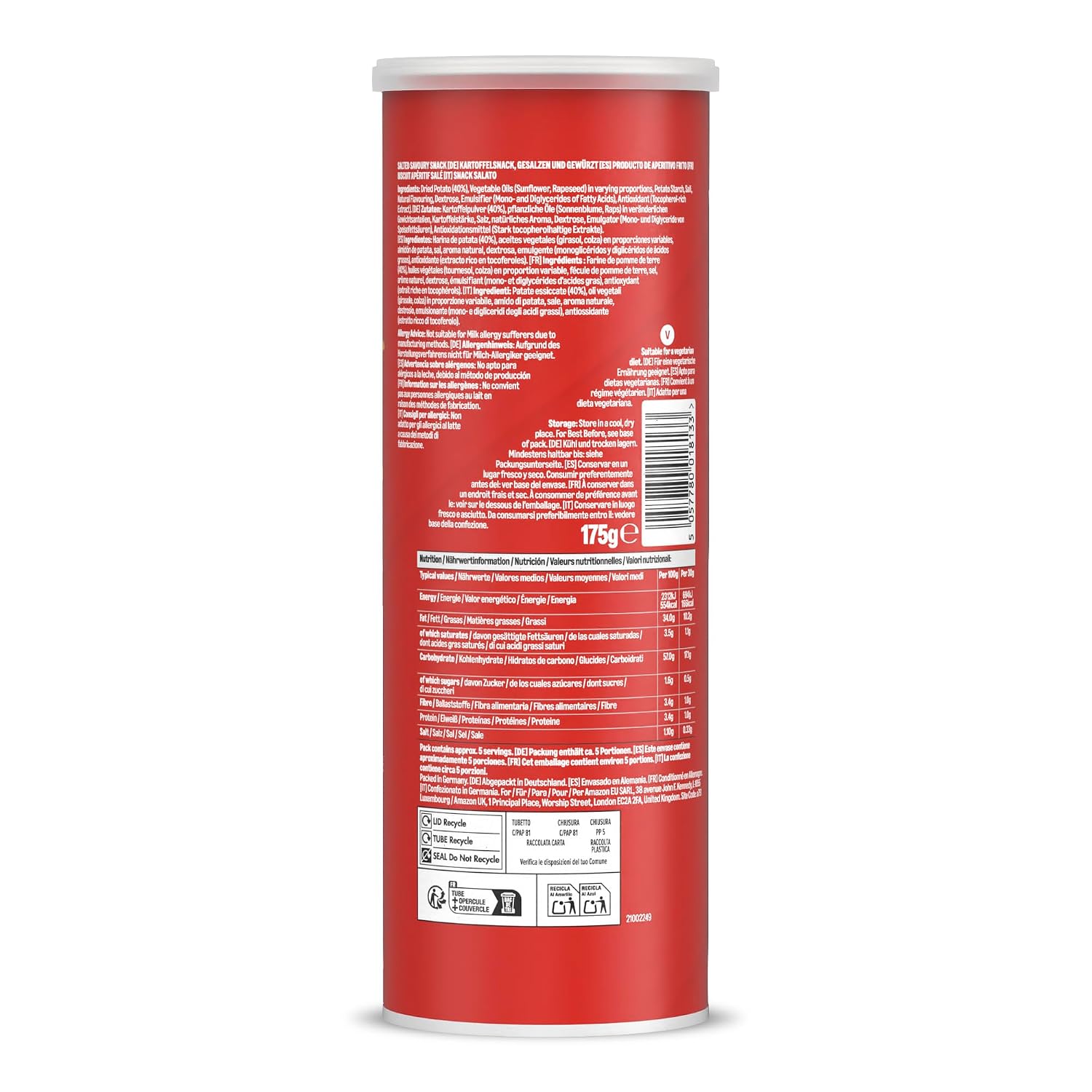 By Amazon Stapelchips Paprika verschiedene Sorten