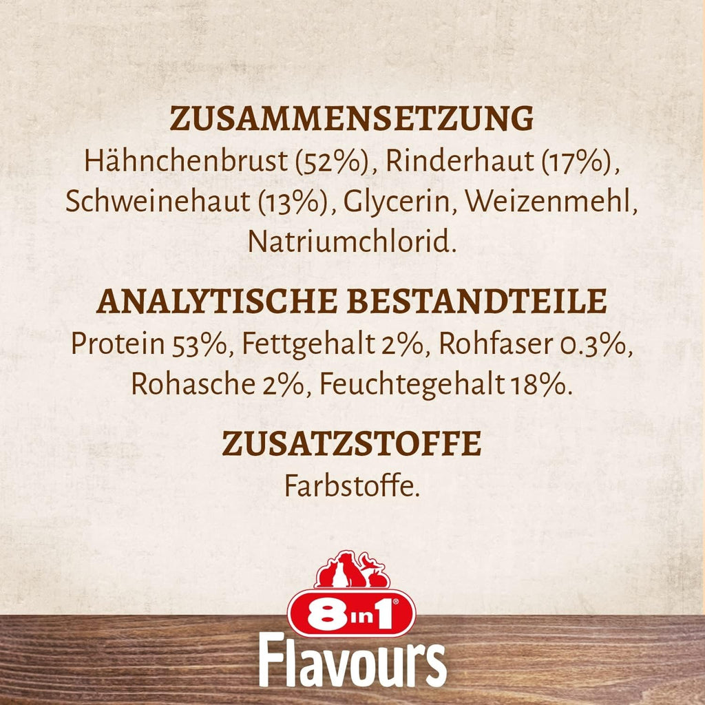 8in1 Hunde Kaustangen Triple Flavour Beutel 3er Pack
