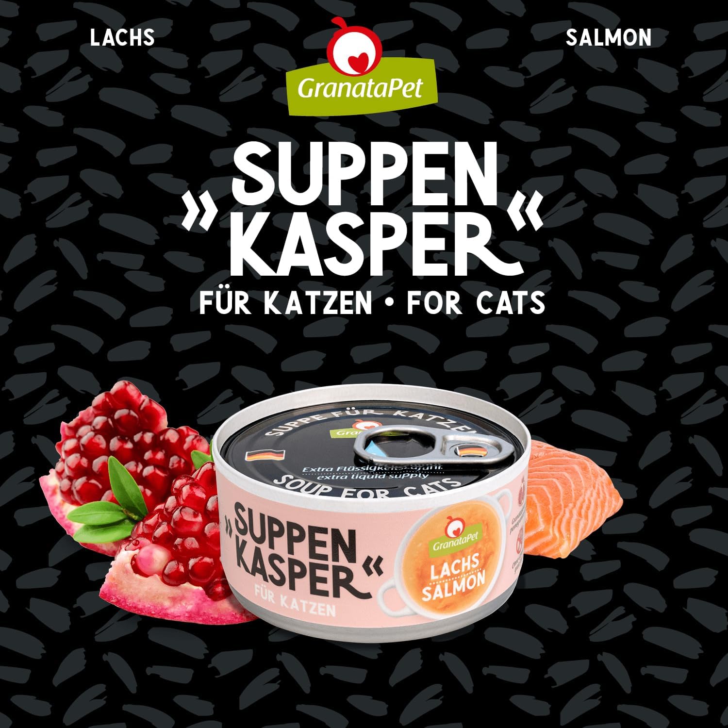 GranataPet Suppenkasper Multipack 6 Sorten 12x70ml Katzen-Suppe verschiedene Sor