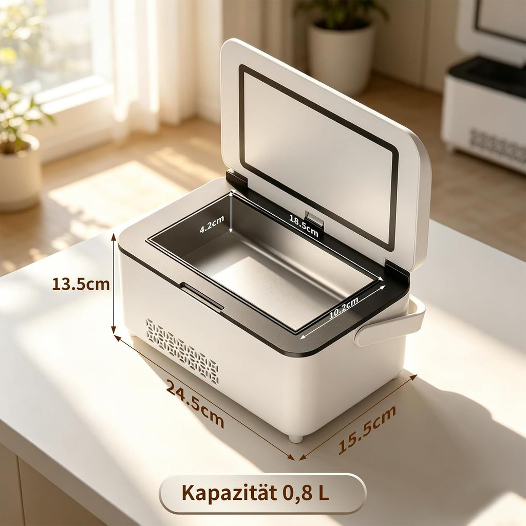 Insulin Kuehlbox elektrisch °C mit LCD Temperaturanzeige 13600mAh Akku