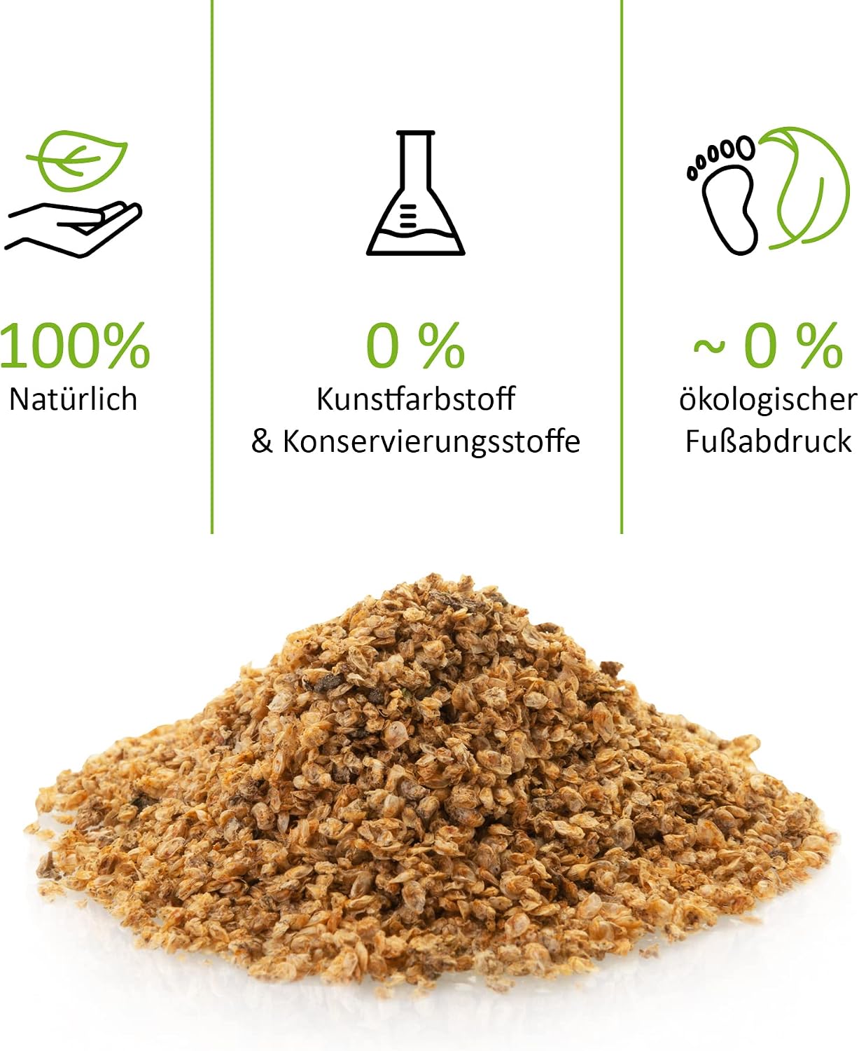 UGF Daphnia Wasserfloehe getrocknet 80 g im 500 ml Eimer Fischfutter Aquarium