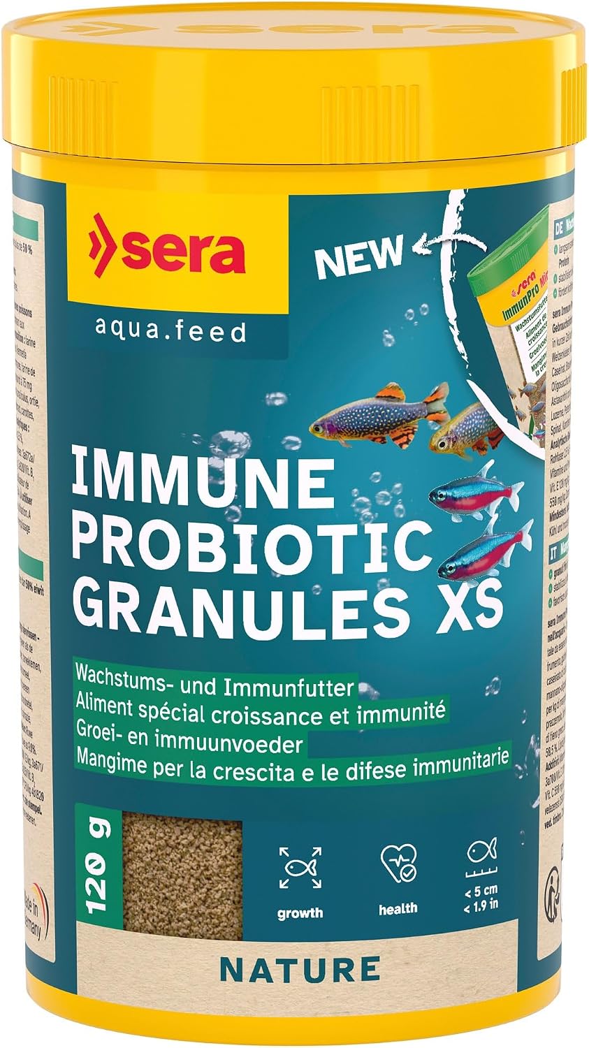 sera Immune Probiotic Granules XS Fischfutter bis 5 cm