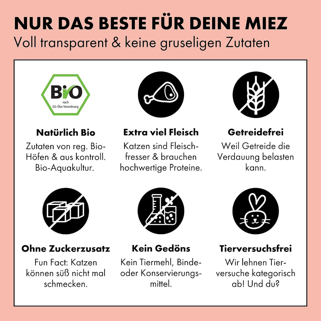 STRAYZ Nassfutter Probierpaket Katzen getreidefrei hoher Fleischanteil bio