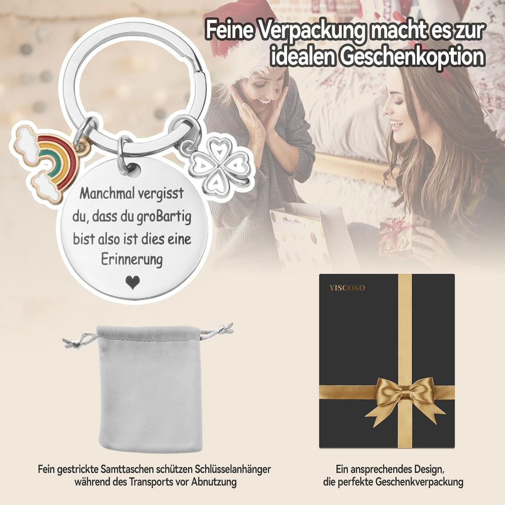 Schluesselanhaenger Geschenk fuer Frauen Geburtstagsgeschenk Freundin Mama Schweste