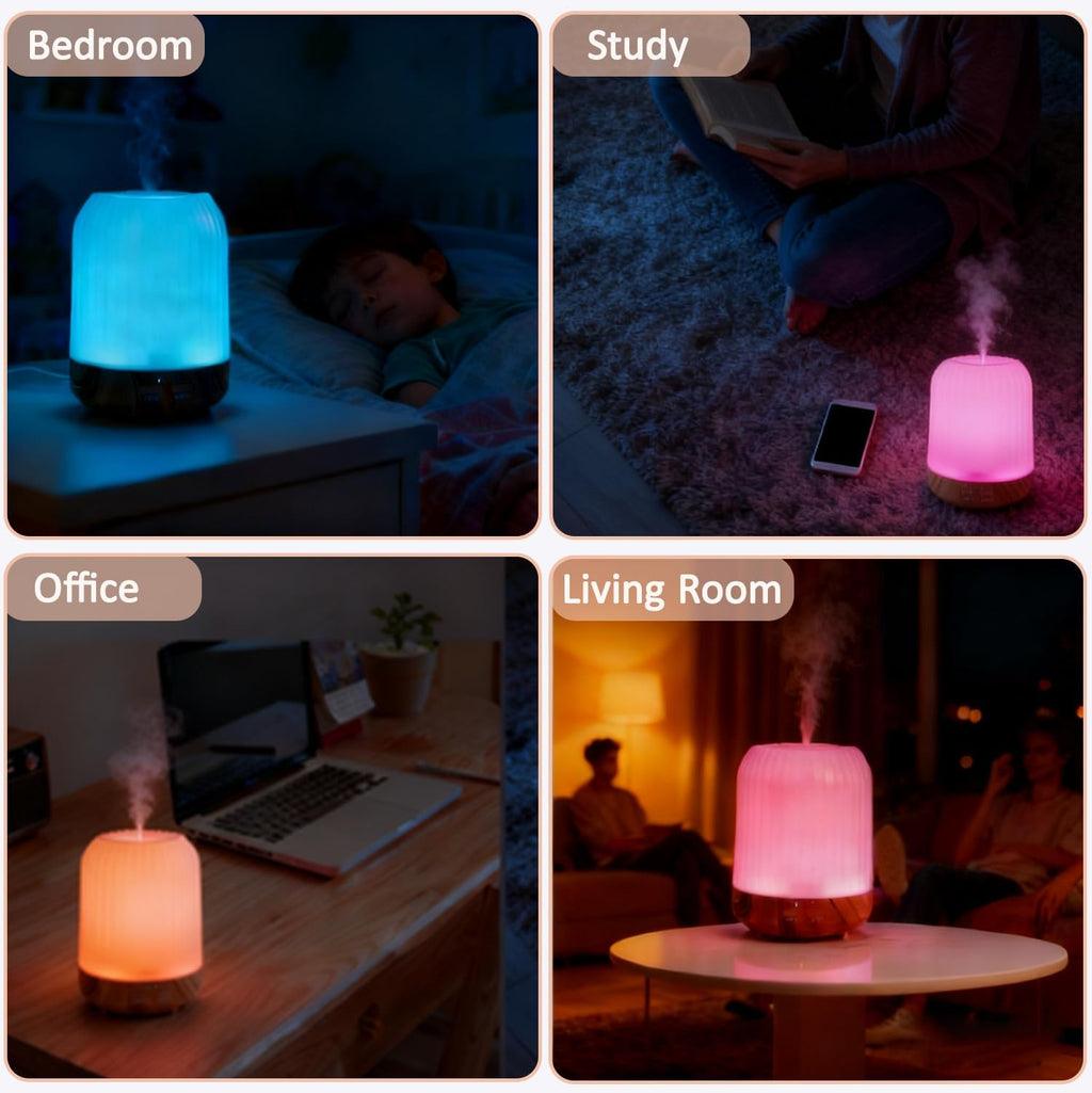 Ultraschall Aroma Diffuser 250 ml Duftdiffusor LED Luftbefeuchter