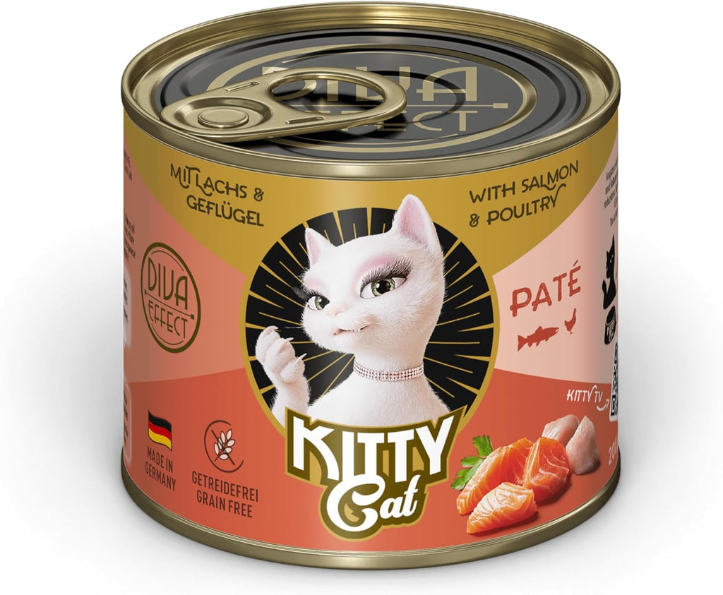 KITTY Katzen Nassfutter Paté Mix 6x400g Packung verschiedene Sorten get