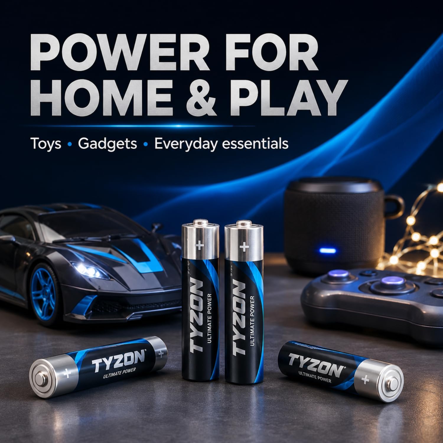 Tyzon AAA Batterien 40 Stueck Langzeitausfuehrung hochleistungsfaehig