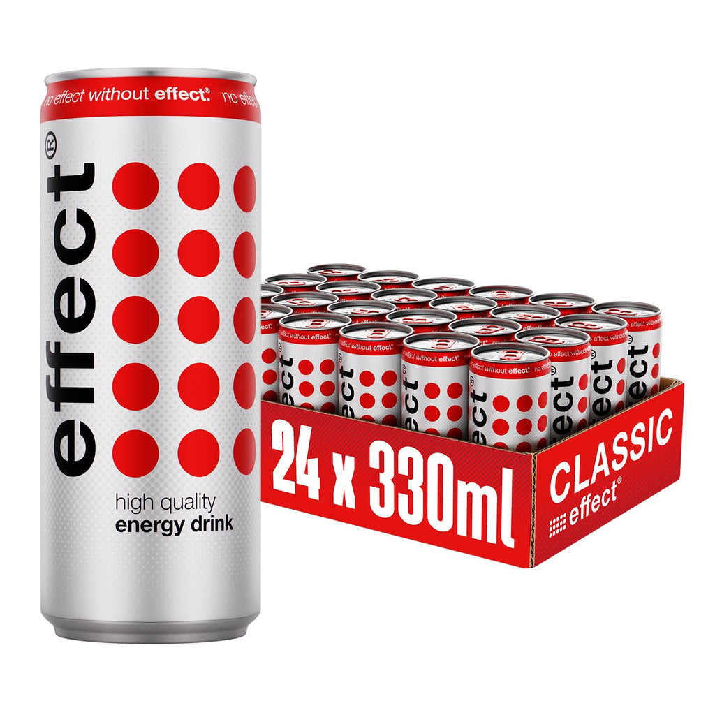 effect Energy Drink CLASSIC - Tray mit 24 x Energy Dosen Einweg, Koffeinh