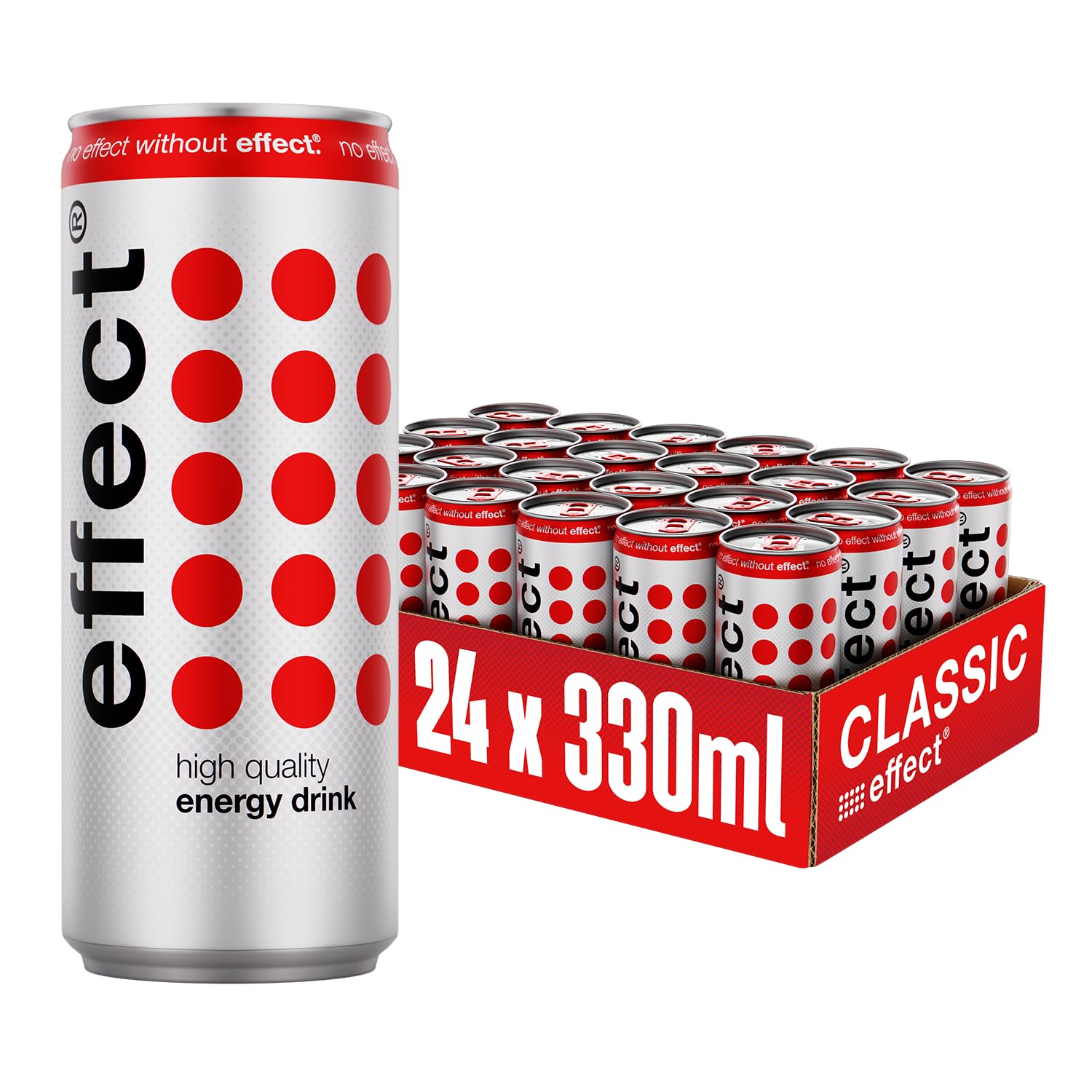 effect Energy Drink CLASSIC - Tray mit 24 x Energy Dosen Einweg, Koffeinh