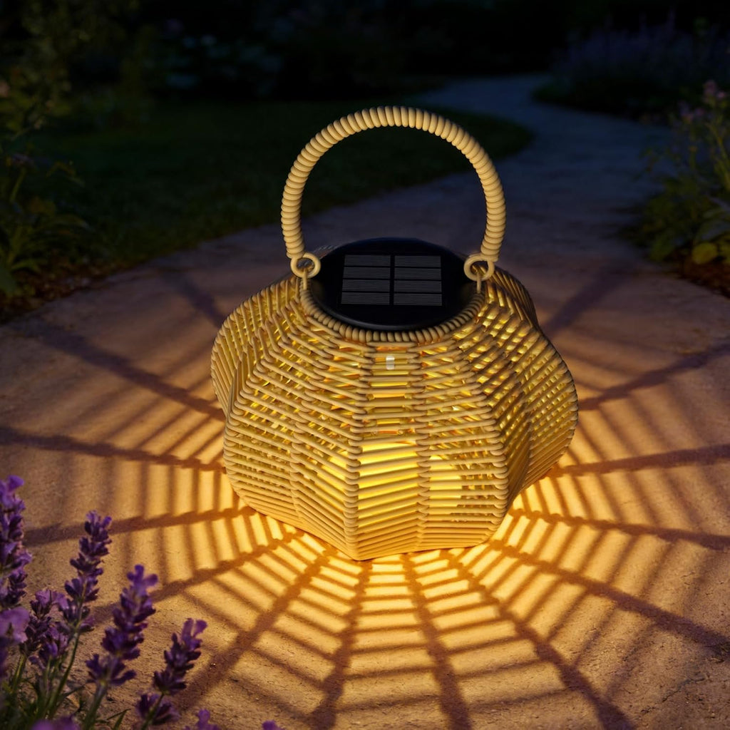 Solarlampen Aussen haengend 2er Set IP65 wasserdicht Balkon Garten Terrasse Deko