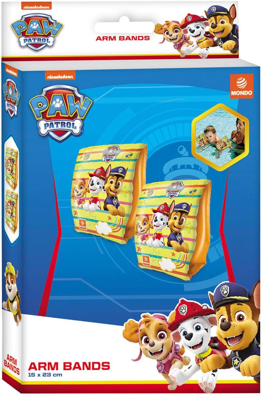 Mondo Toys Paw Patrol Schwimmarmbaender PVC Gr. 2-6 Jahre 6-20 kg 16934