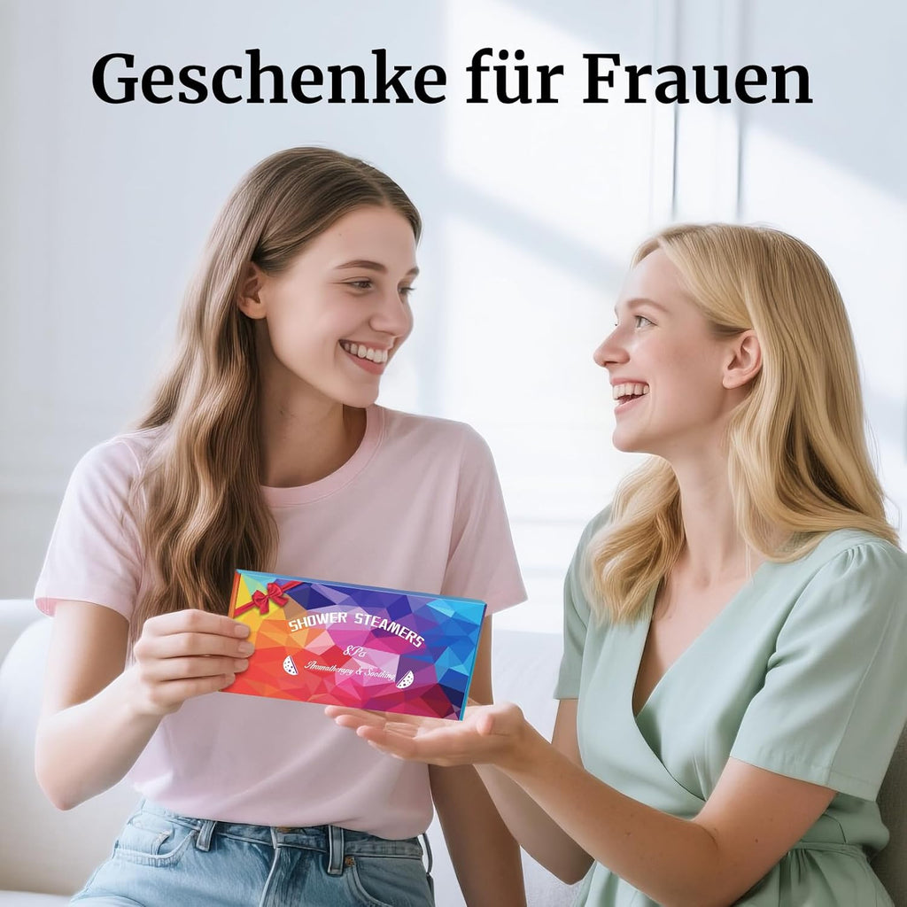 Linkax Aromatherapie Duschdampfbomben Geschenkset 8 Stueck