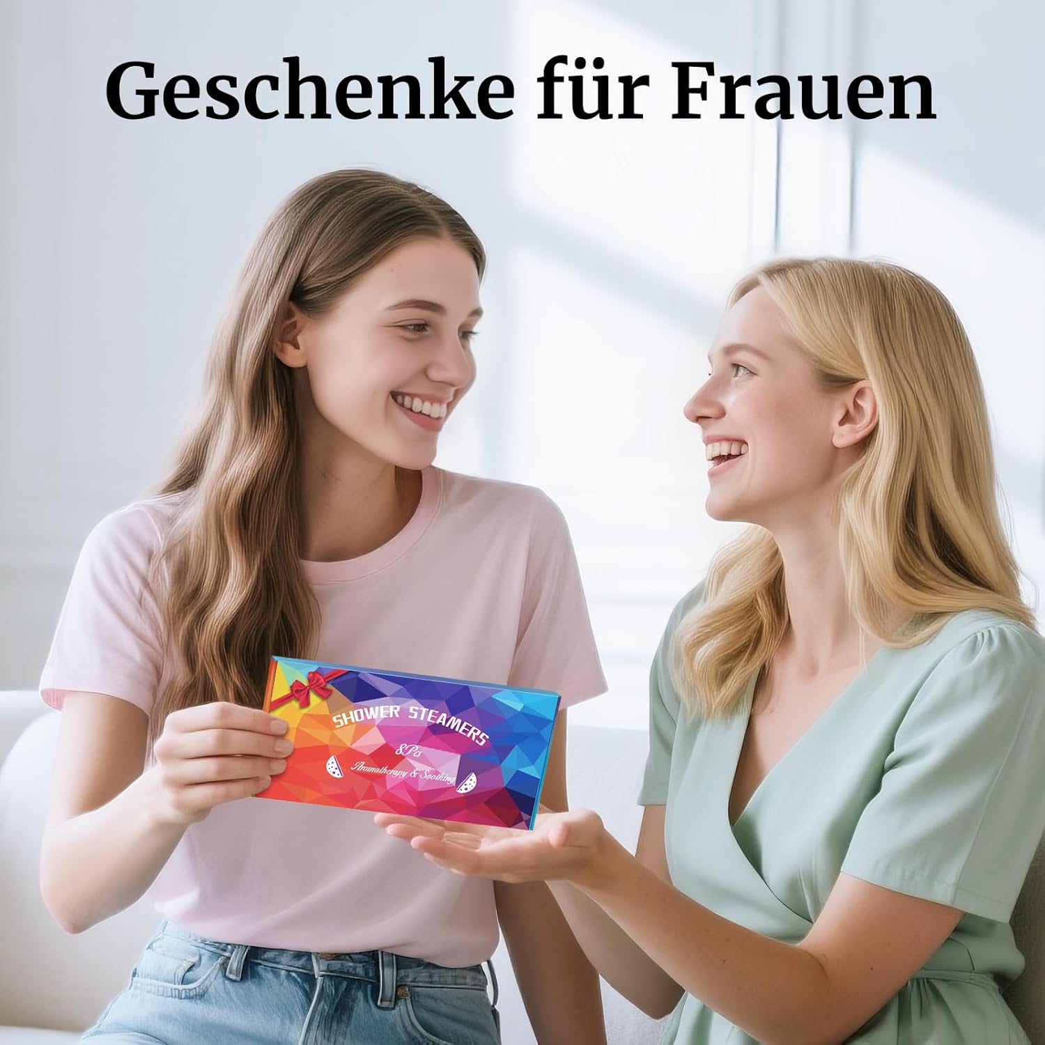 Linkax Aromatherapie Duschdampfbomben Geschenkset 8 Stueck