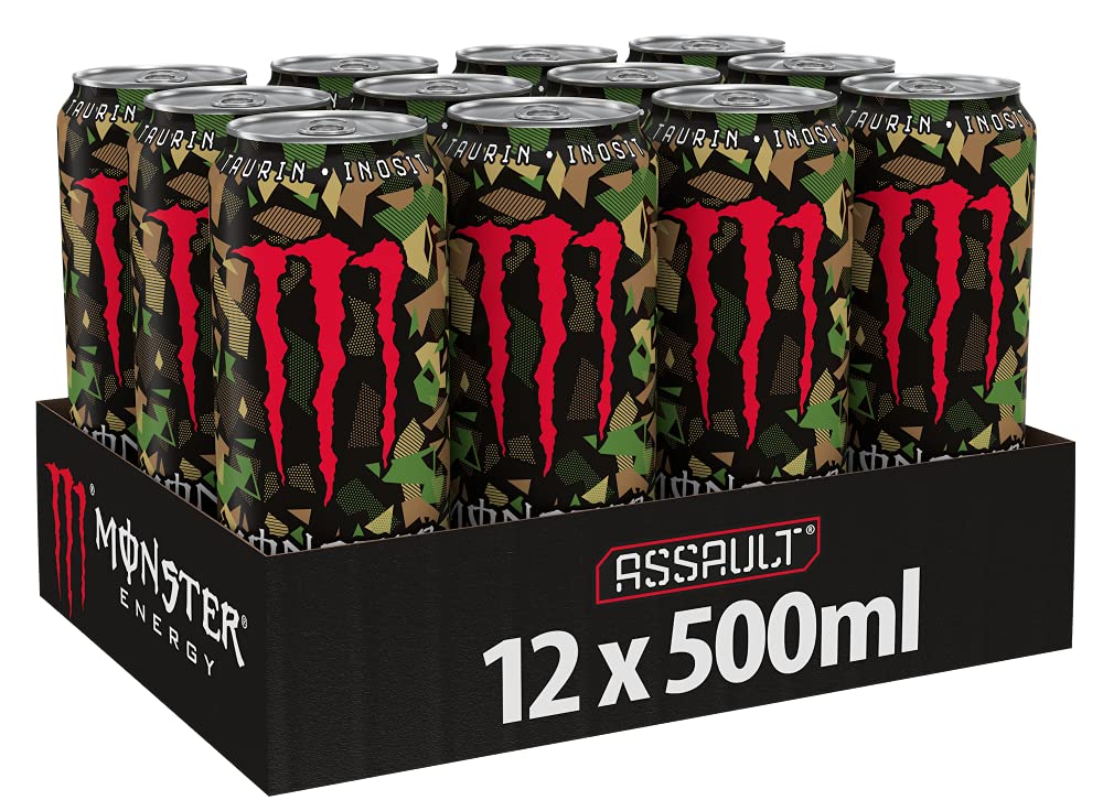 Monster Energy® Assault - koffeinhaltiger Energy-Drink mit Cola-Bourbon-Geschmac