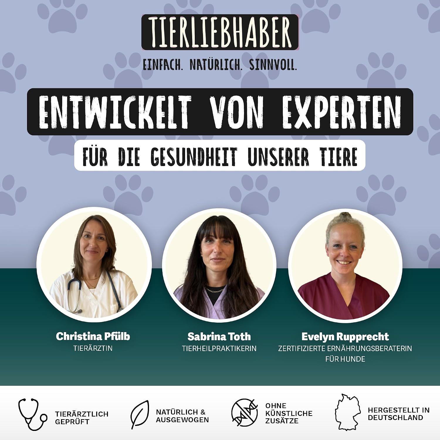 Tierliebhaber Hundefutter Nass Ziege mit Pastinake 91% Fleisch
