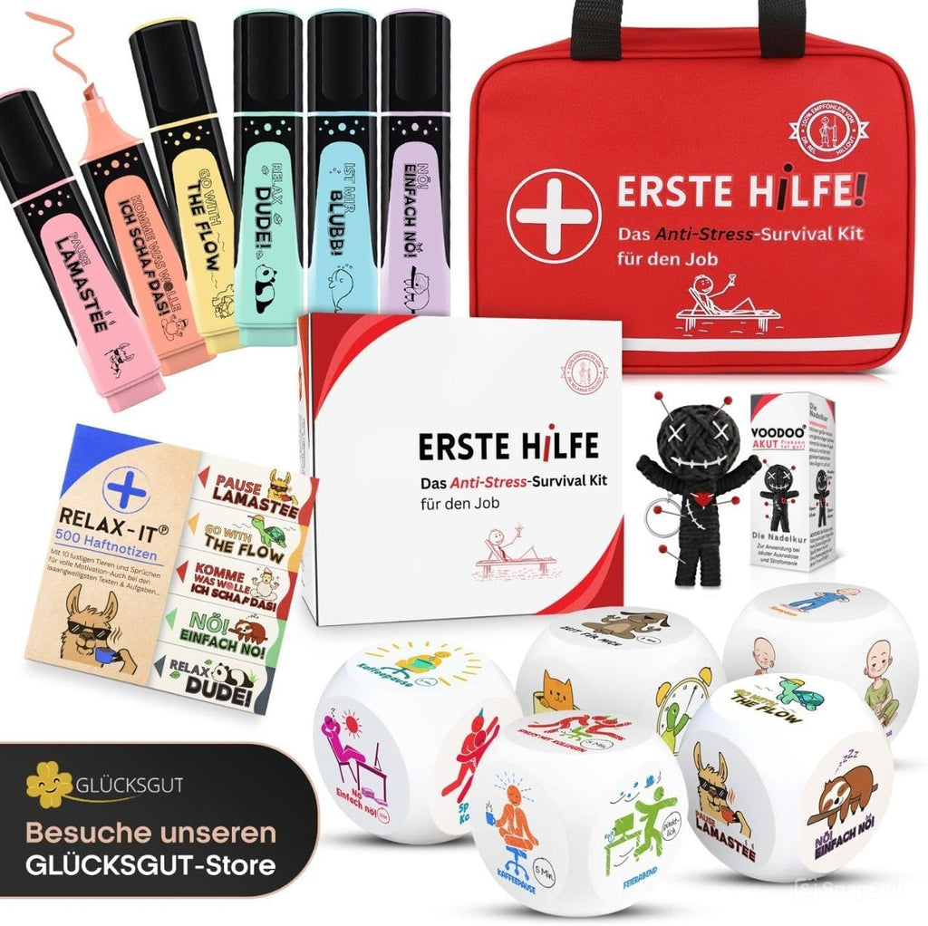 Voodoo Puppe 7,5 cm mit Nadeln Scherzartikel Anti Stress Geschenk Buero