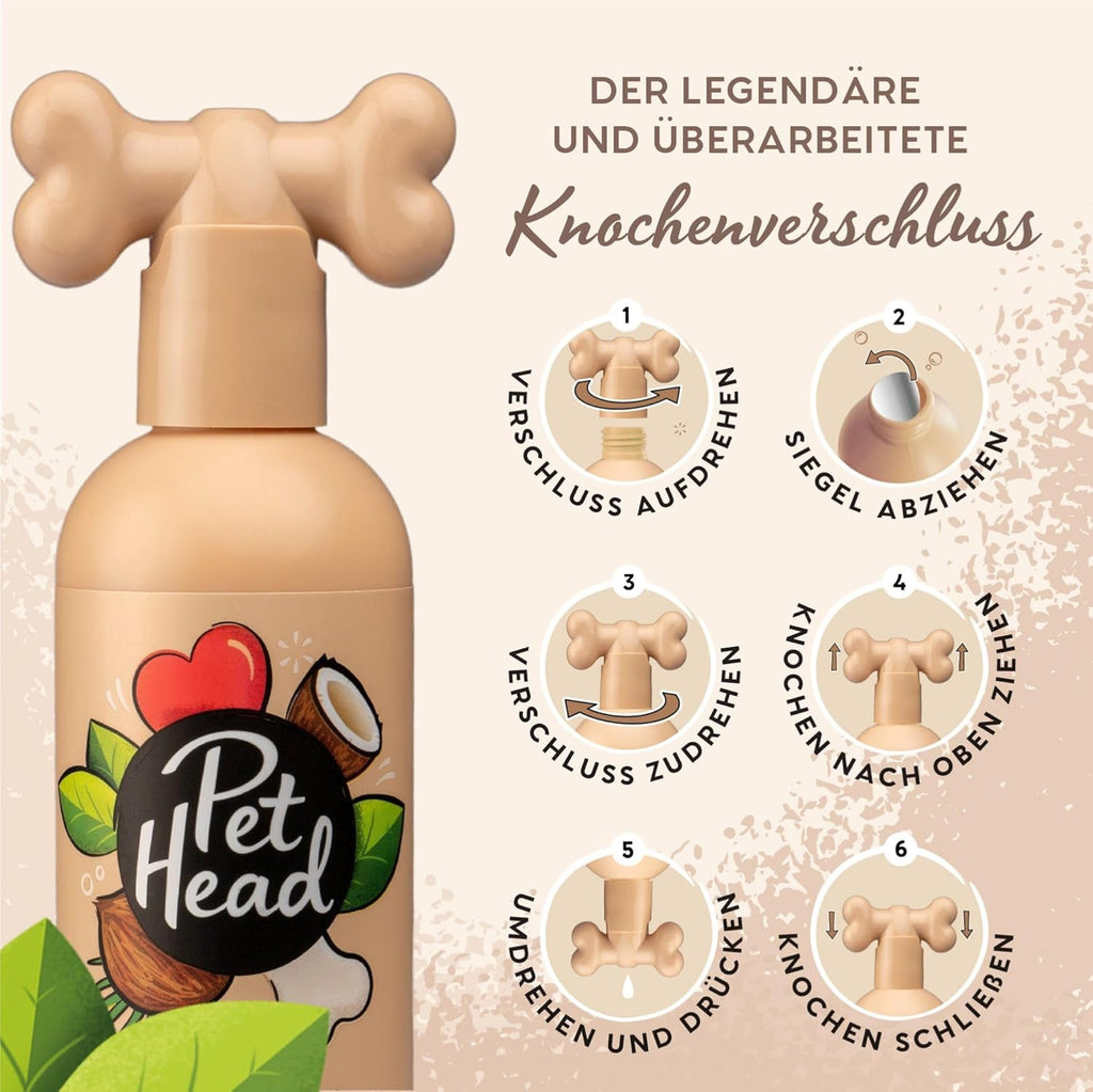 Pet Head Sensitive Soul Hundeshampoo 300ml Kokos Duft pH-neutral vegan