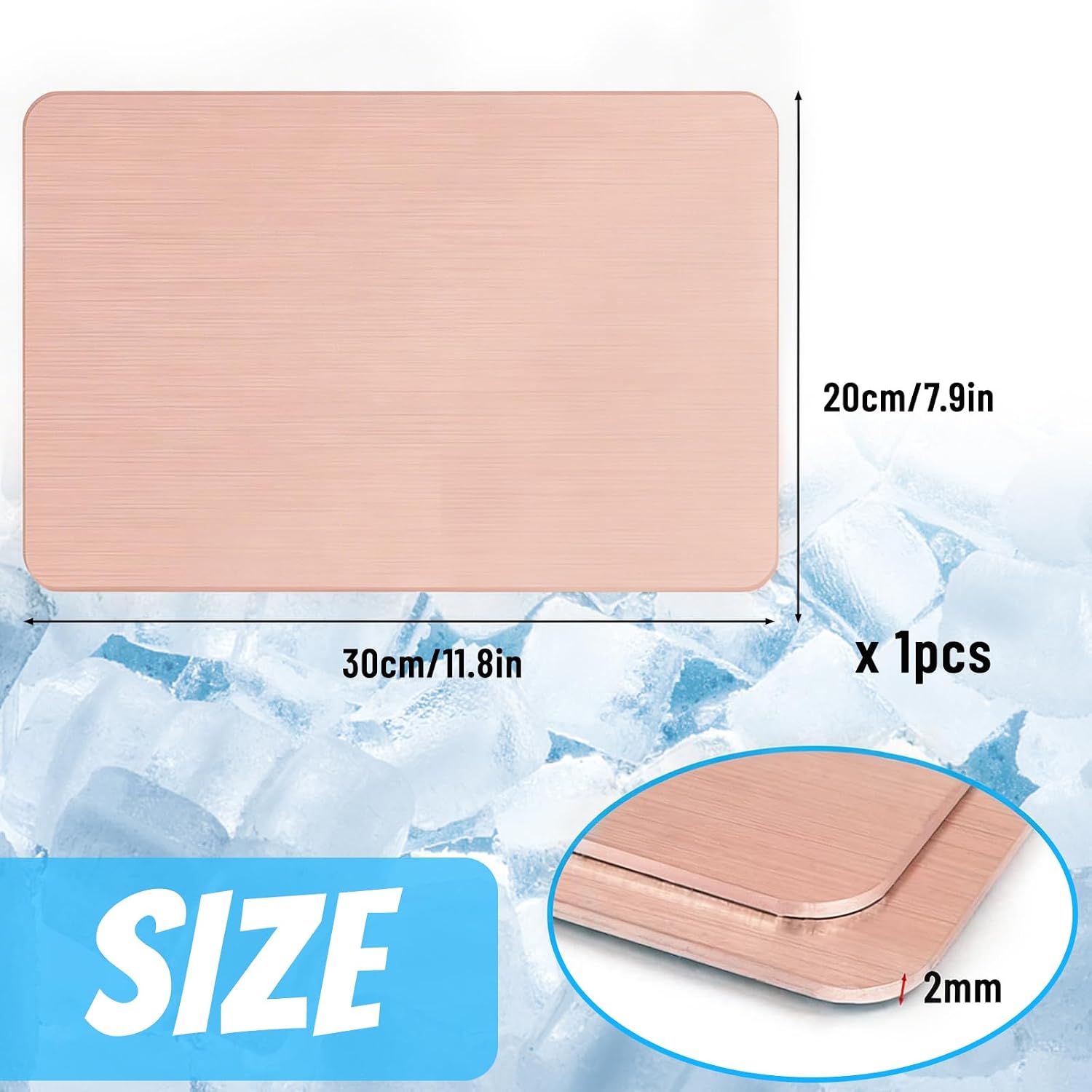 Kuehlplatte Aluminiumlegierung 30x20 cm Kuehlmatte fuer Haustiere Rosa
