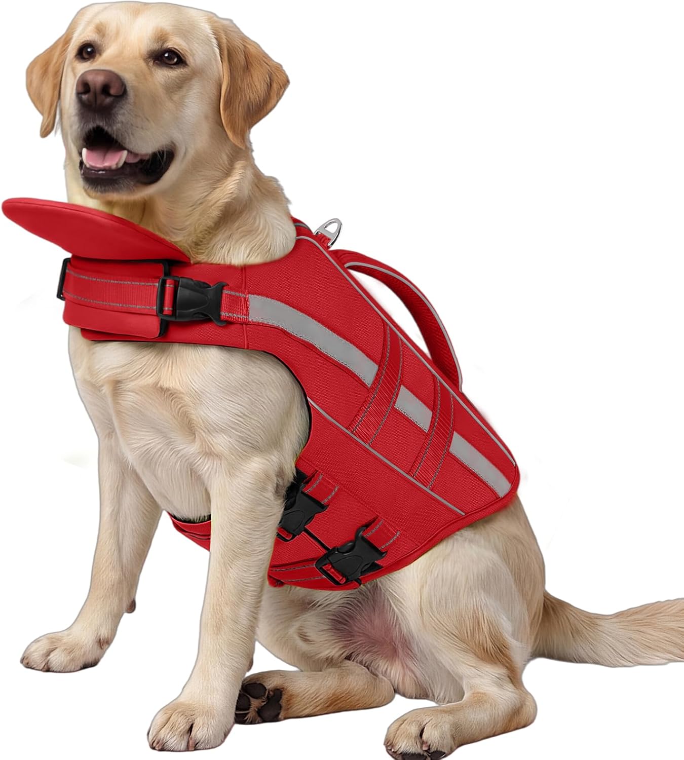 ASENKU Hundeschwimmweste XS-XXL Gr. S 5- mit Rettungsgriff D-Ring Reflektor