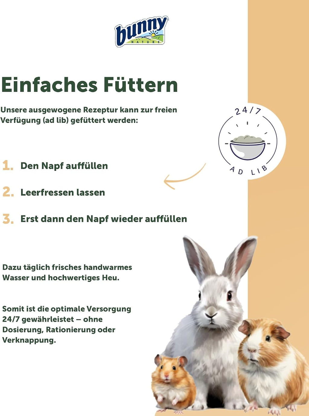 bunnyNature HamsterTraum Expert 500g Alleinfutter Hamsterfutter mit Mehlwürmern