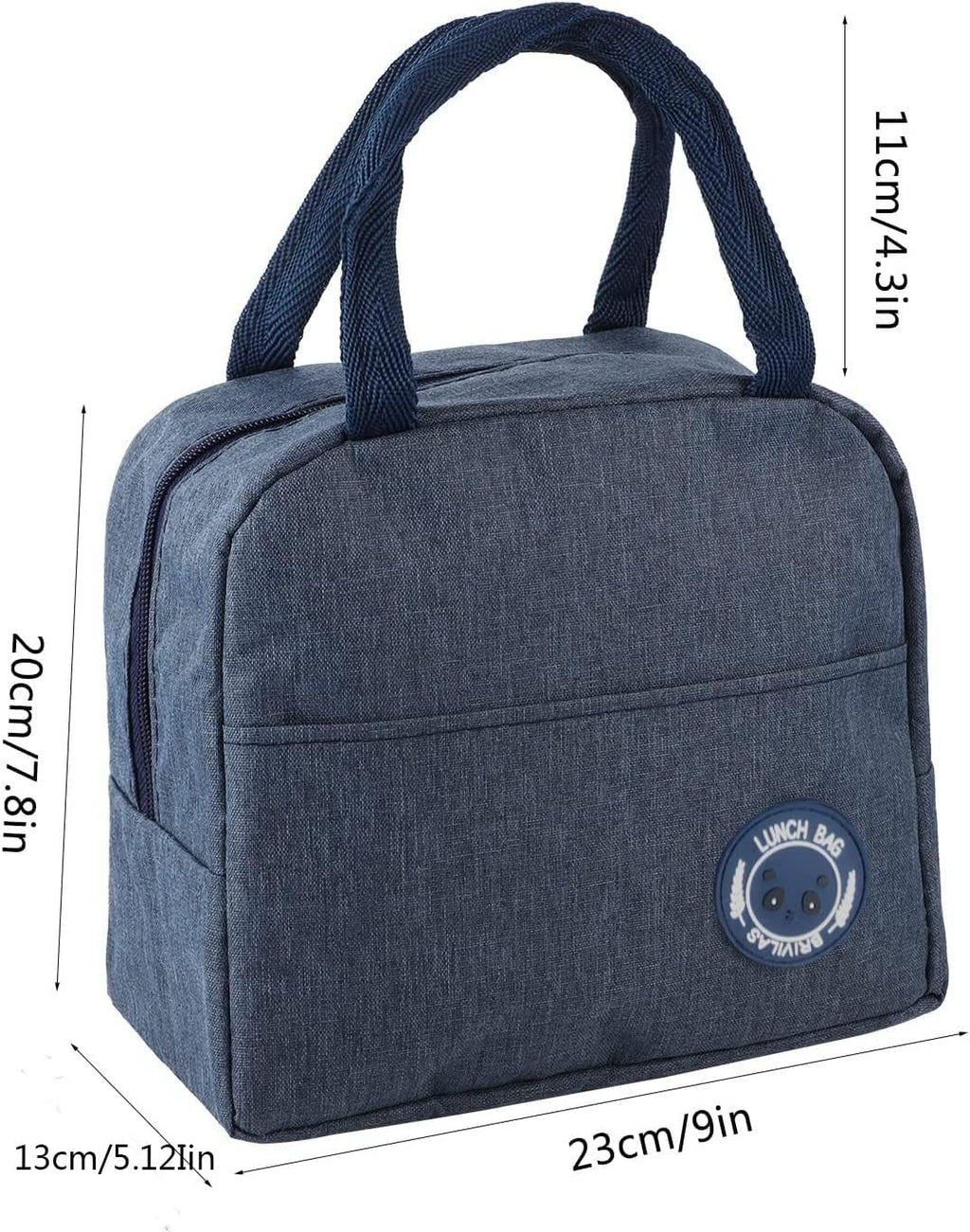 Hemiks Kuehltasche klein faltbar Isolierte Lunchtasche fuer Schule Buero