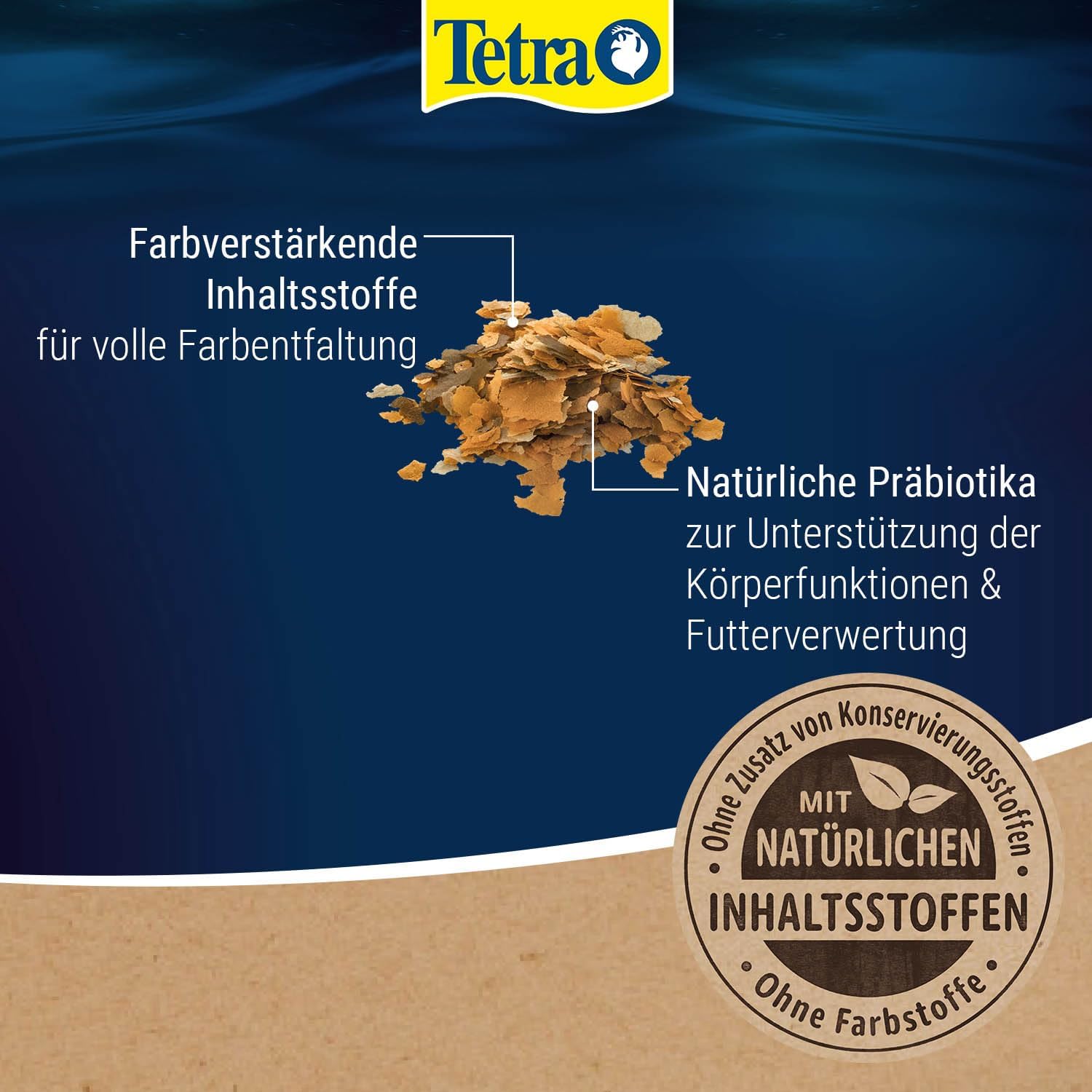 Tetra Rubin Flakes Fischfutter fuer farbintensive Zierfische