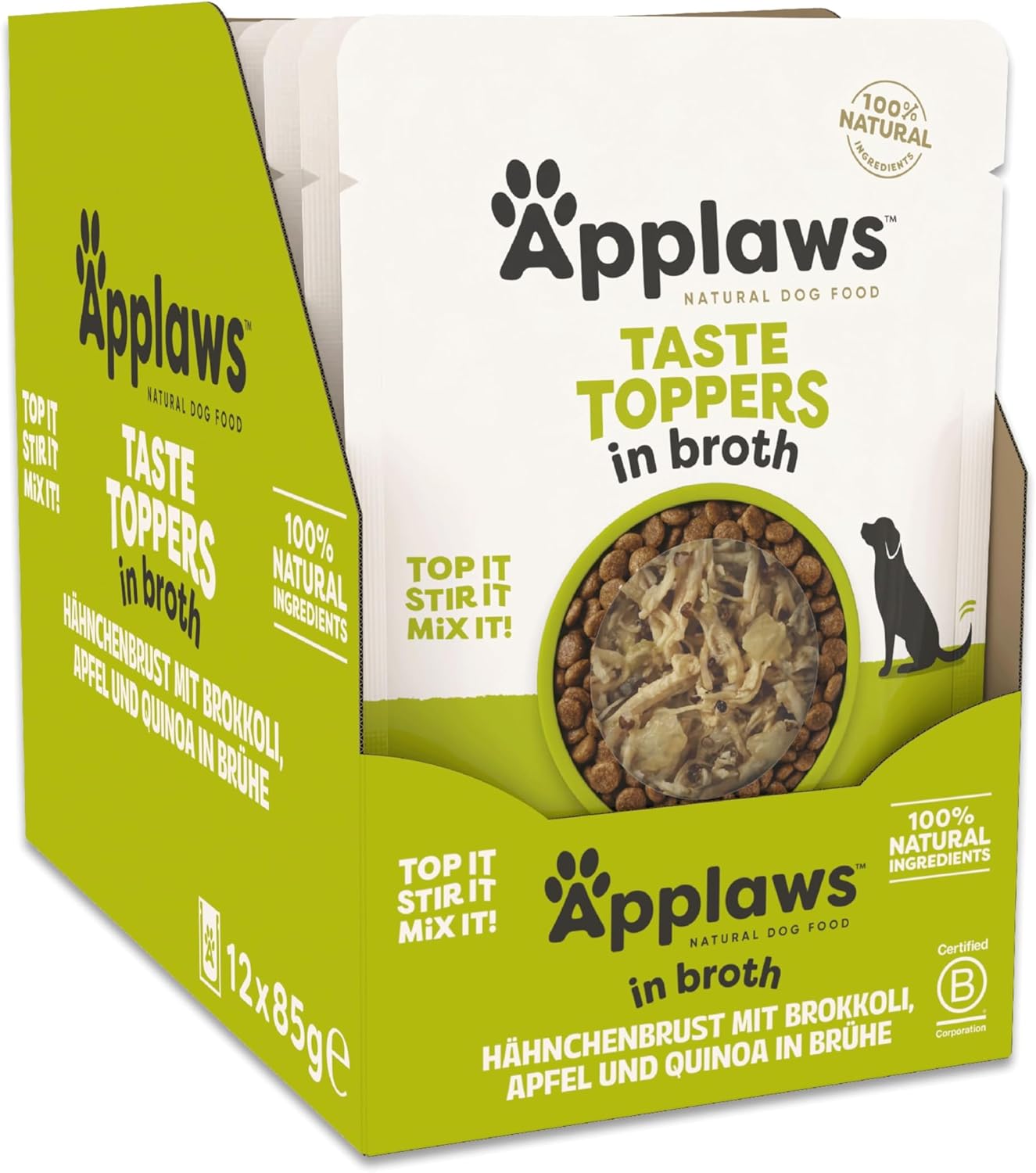 Applaws Nassfutter Hunde 6x85g getreidefrei Huhn Fisch Sauce verschi
