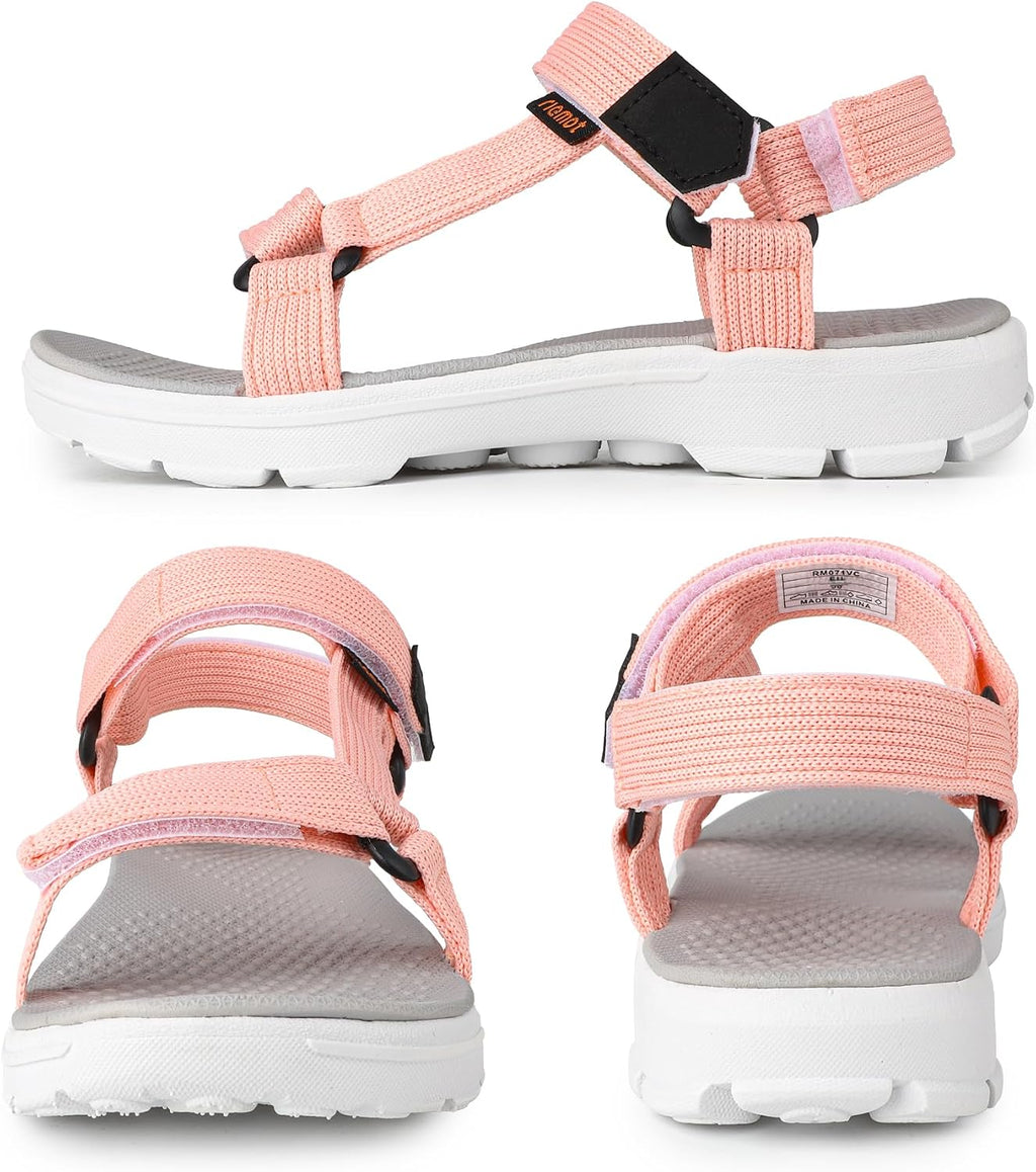 riemot Damen Trekkingsandalen Sommer Outdoor Bequeme Sportsandalen