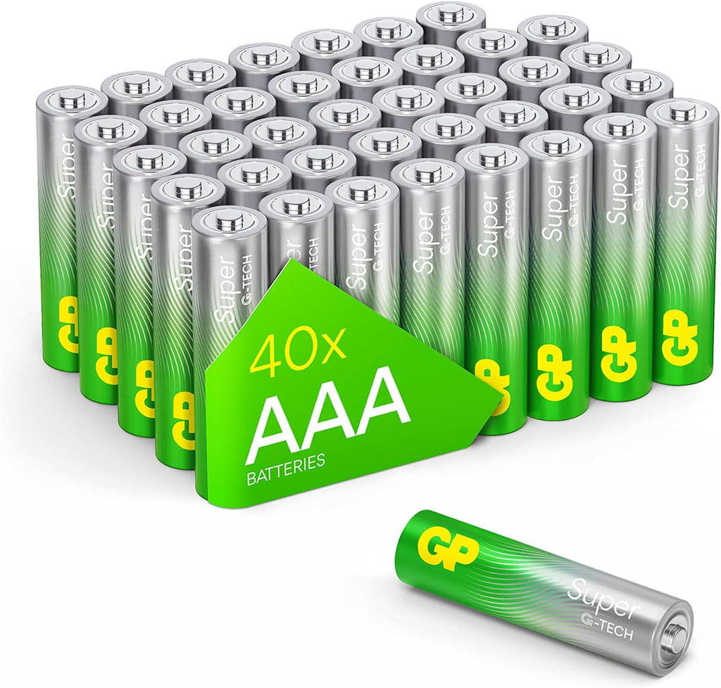 G-TECH AAA Batterien 1,5 V Alkaline 40er Pack