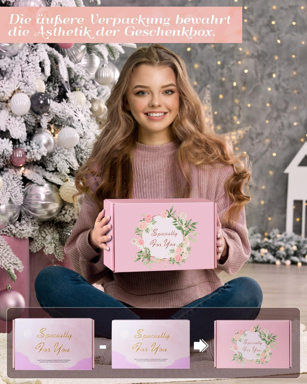 LIVEHITOP Geschenkset fuer Frauen - Geschenkbox Geburtstag Freundin Mama Schweste