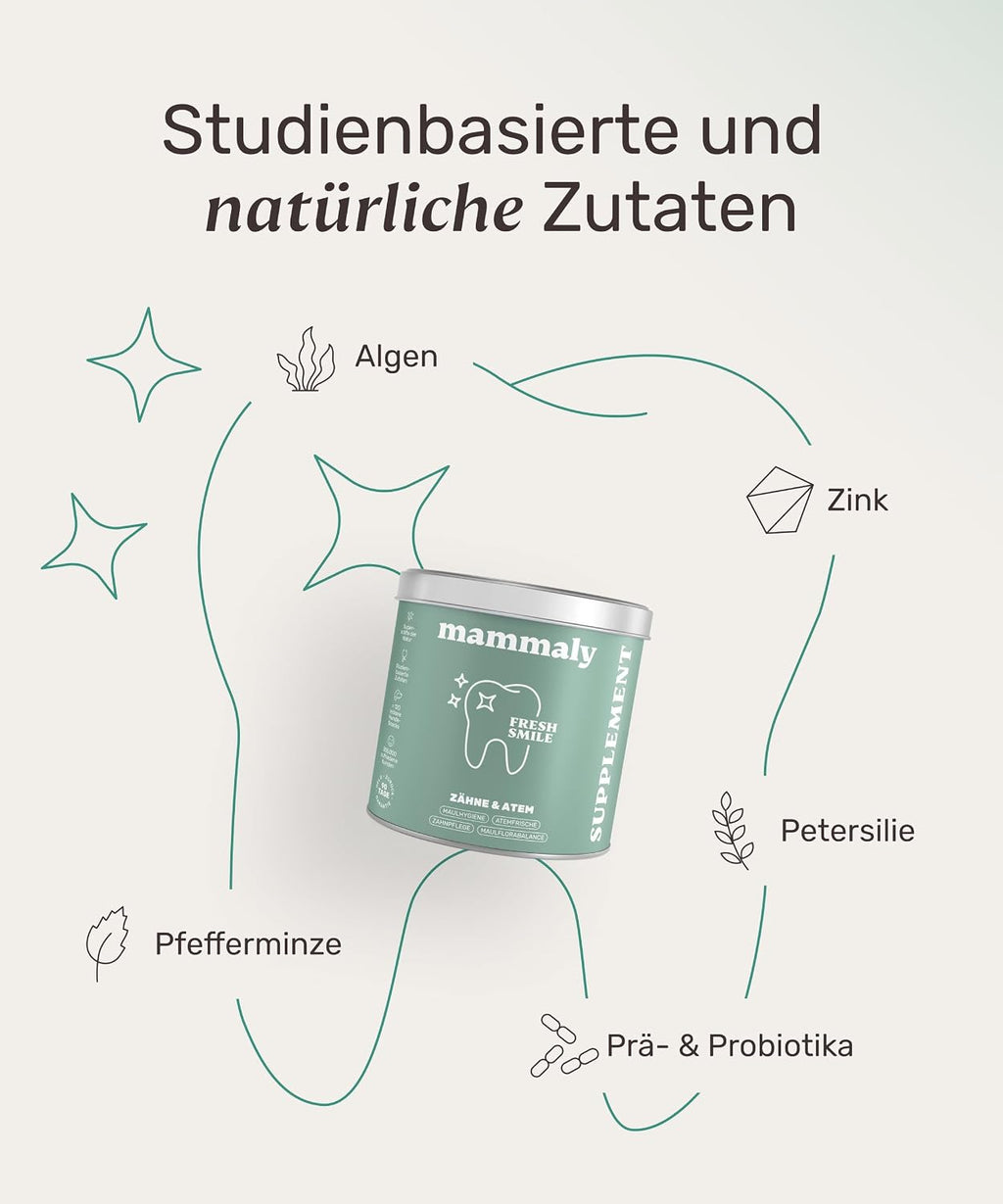 mammaly Fresh Smile Hundezahnpflege Leckerli 10-in-1 verschiedene Sort