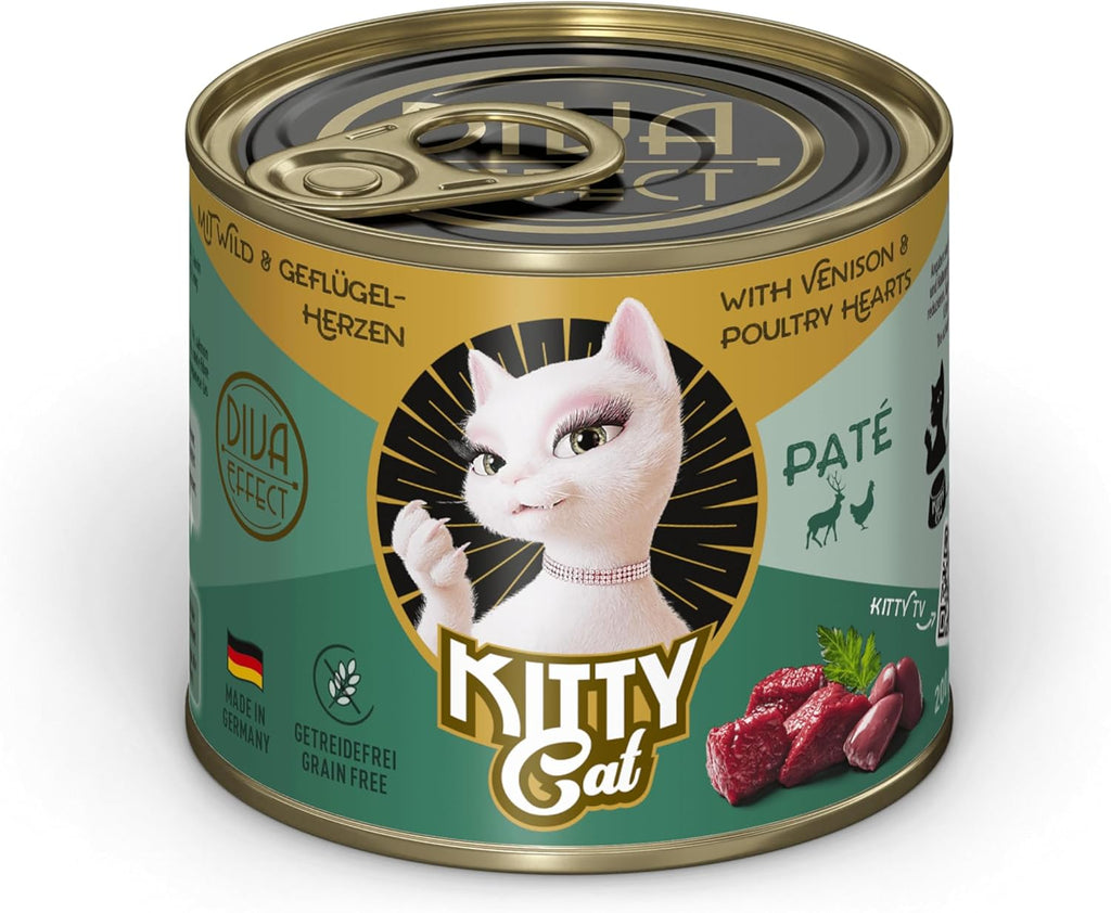 KITTY Katzen Nassfutter Paté Mix 6x400g Packung verschiedene Sorten get