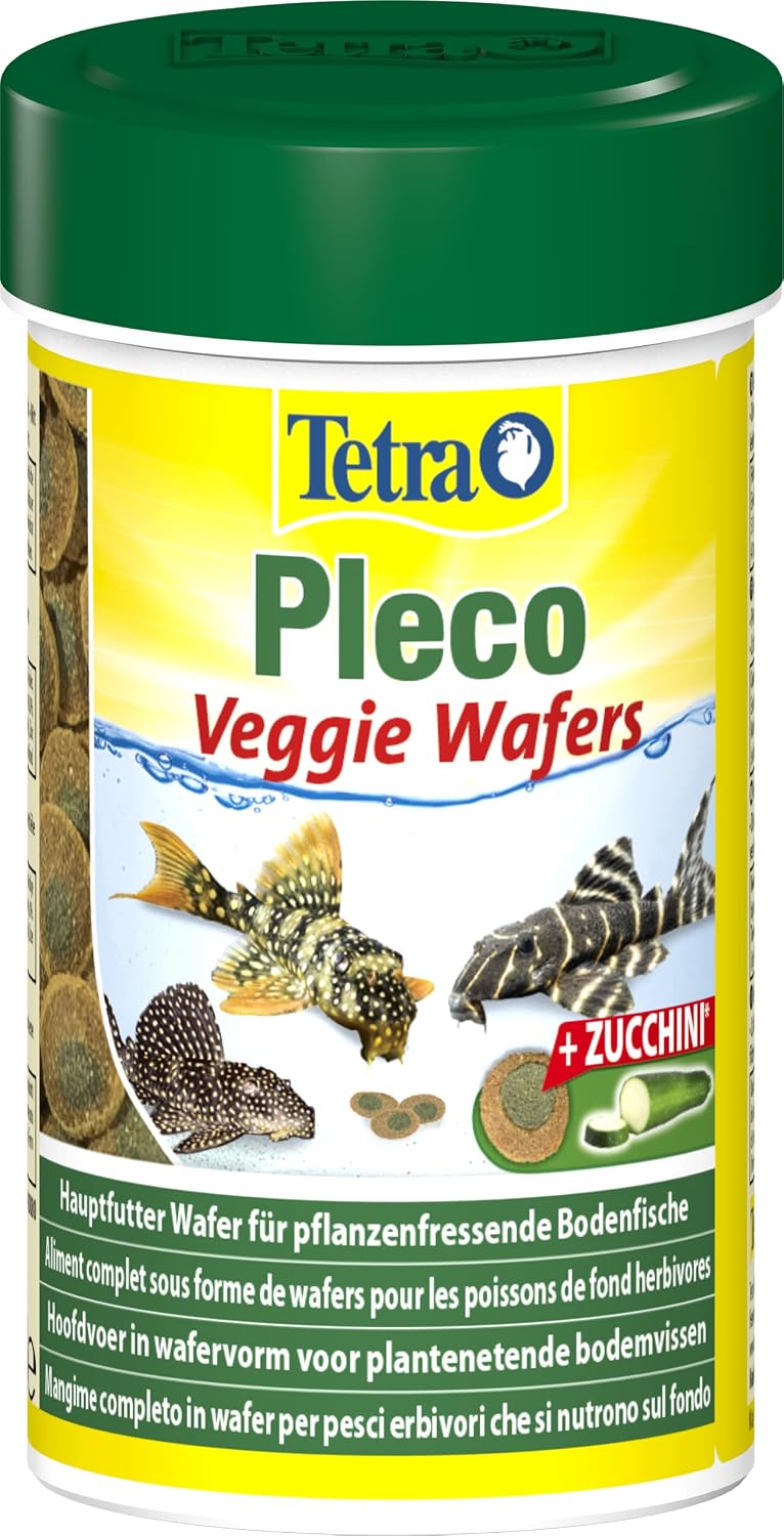 Tetra Pleco Algen Wafers Fischfutter fuer Welse mit Spirulina